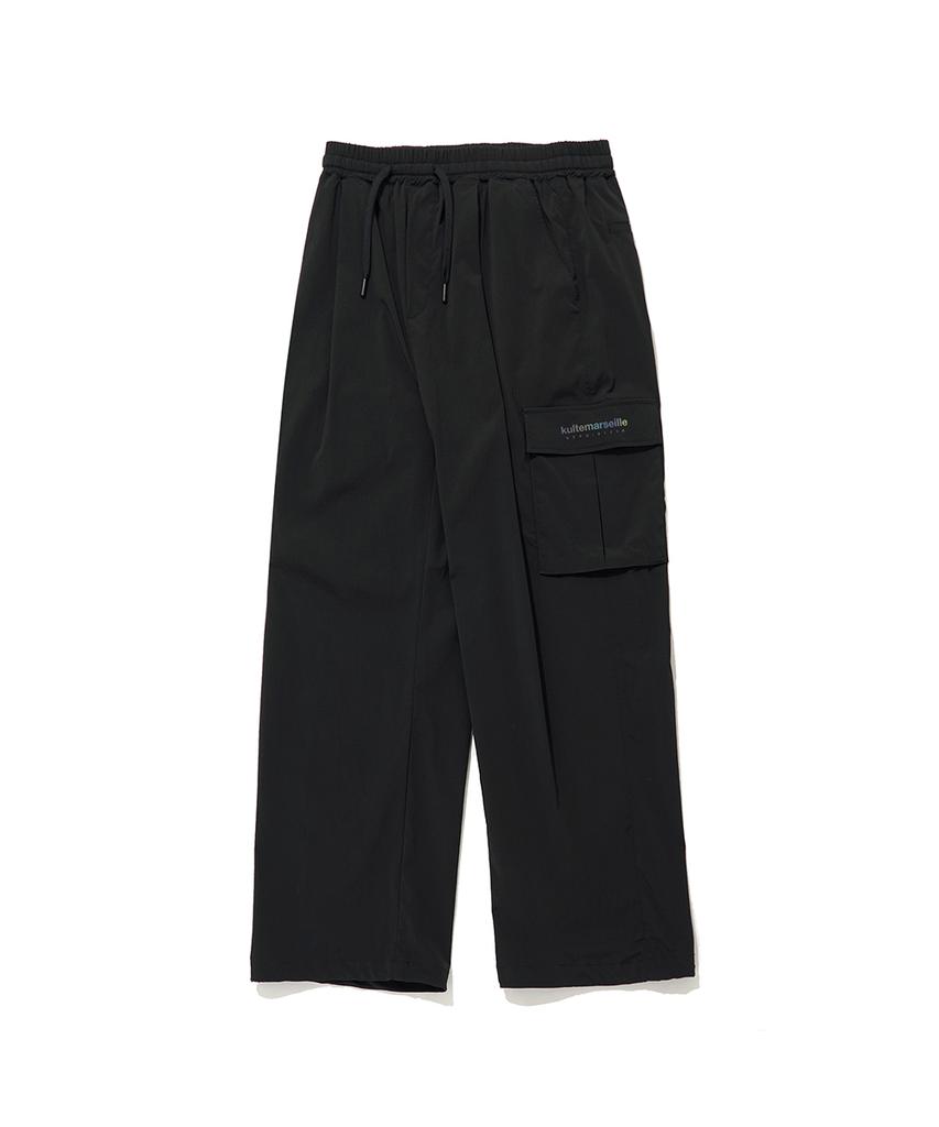 KULTE Light Wide Cargo Pants Black