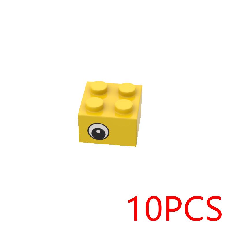 MOC Печатная плитка ИгрушкаСовместимые Кирпичи Аксессуары Строительные Блоки Город ПК Телефон Часы Пицца Детали Кирпичи Дети Дети