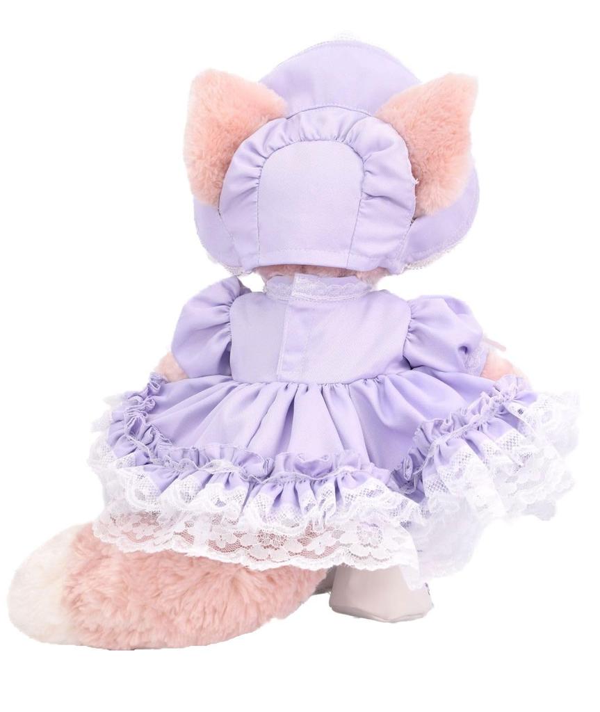 Костюм Алисы по почте «Мишка Тедди» Линабель с чепчиком и платьем с оборками для размера S (Никто) (Глициния)