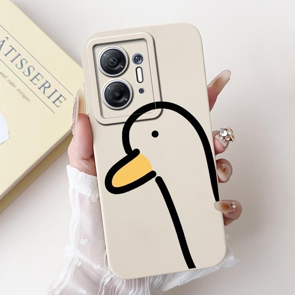 For Infinix Hot 30 5G Cute Panda Rabbit Cartoon Phone Case For Infinix Hot30 5G X6832 Soft Silicone Shockproof Cases