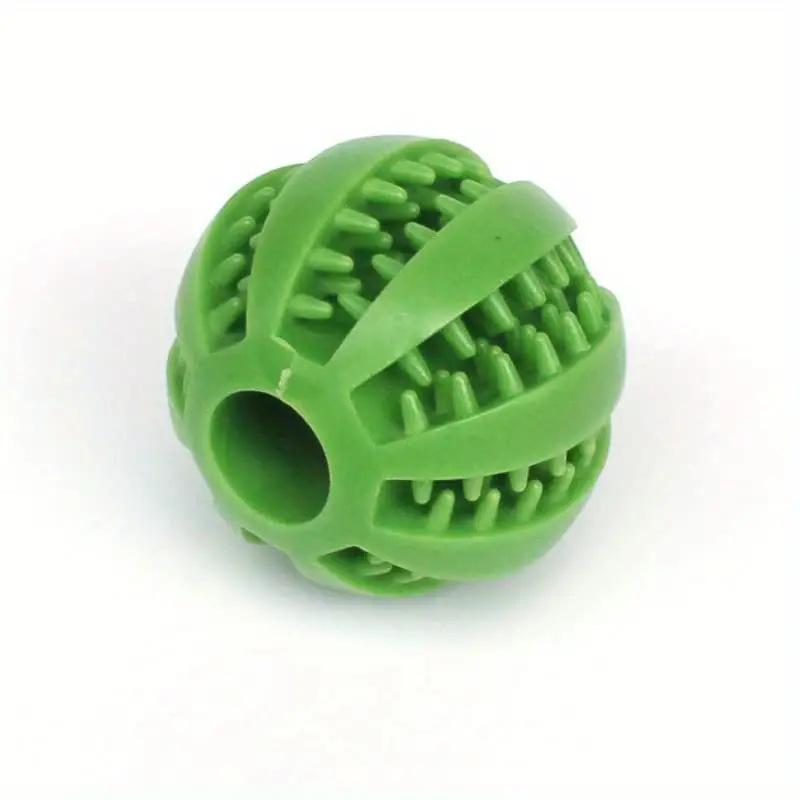Chew-Resistant Rubber Teething Ball for Border Collies - Interactive, Self-Amusing, and Boredom-Relief Toy with Treat-Leaking Feature.