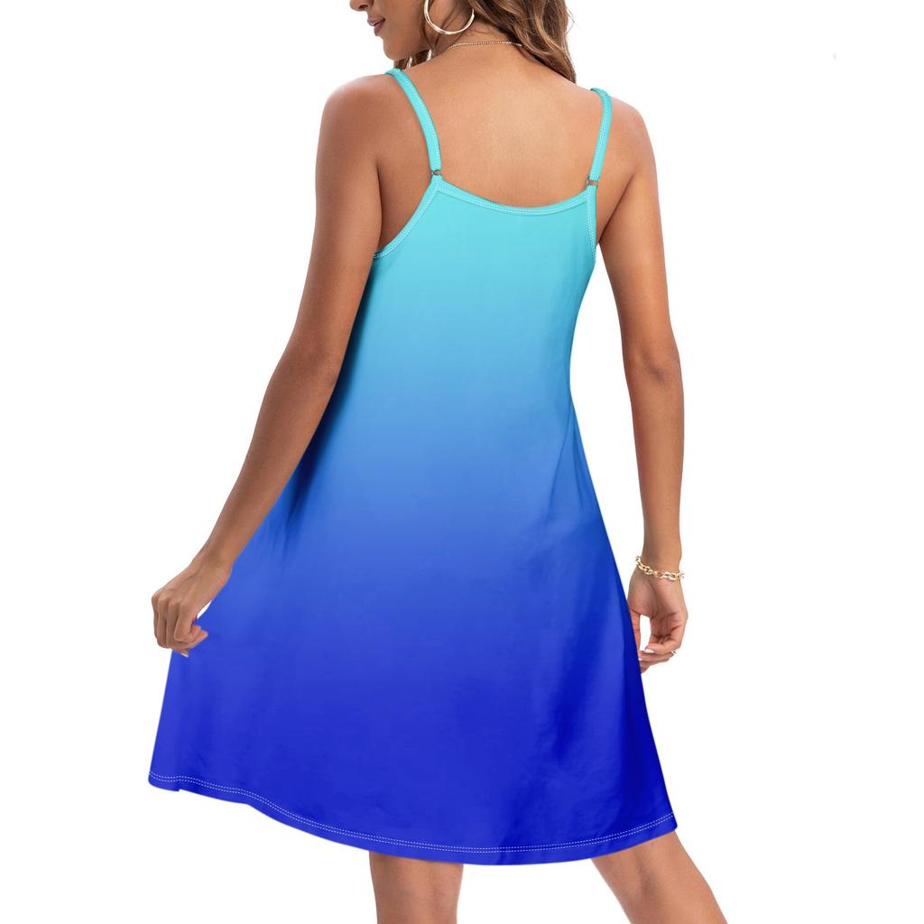 Женское облегающее платье, модное однотонное платье с круглым вырезом и карманом на бретельках