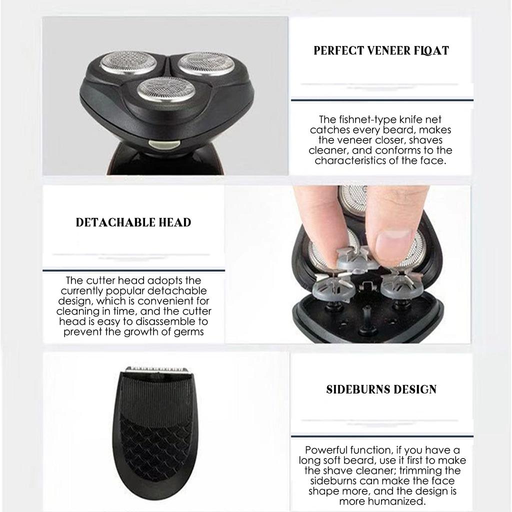 ЭлектробритваУсы Бритва для бритья Средство для удаления волос в носу Бакенбарды Парикмахерские машинки для стрижки