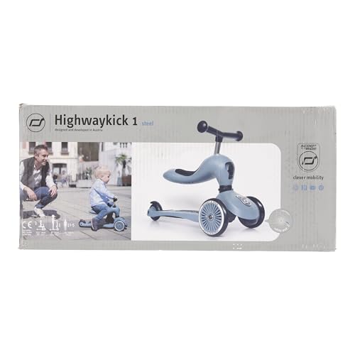 Scoot & Ride Highway Kick 1 Steel Kids' Scooter, Kickboard, Tricycle [Authentic Japanese Product with Warranty]