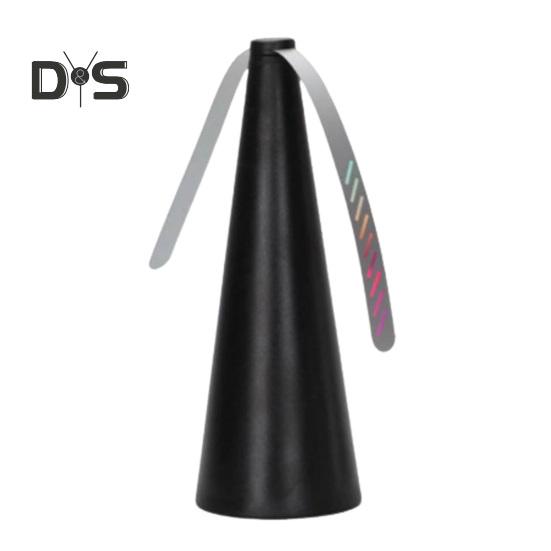 Вентилятор для отпугивания мух со светоотражающей полосой для кемпинга на открытом воздухе, рыбалки, пикника, настольный вентилятор для еды в помещении, портативный бесшумный складной вентилятор для отпугивания мух