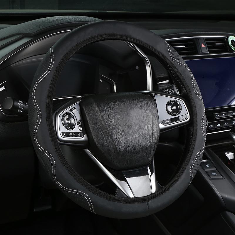 Эластичная оплетка на руль с текстурой пинхол - Простой, дышащий и без кольца дизайн.