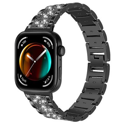 Для Huawei Watch Fit 3 металлический ремешок для смарт-часов со стразами