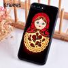 Чехол для телефона Krajews Babushka Matryoshka Red Russian Doll для iPhone 14 5 6 7 8 plus X XR XS 11 12 13 pro max Samsung S21 S22ultra