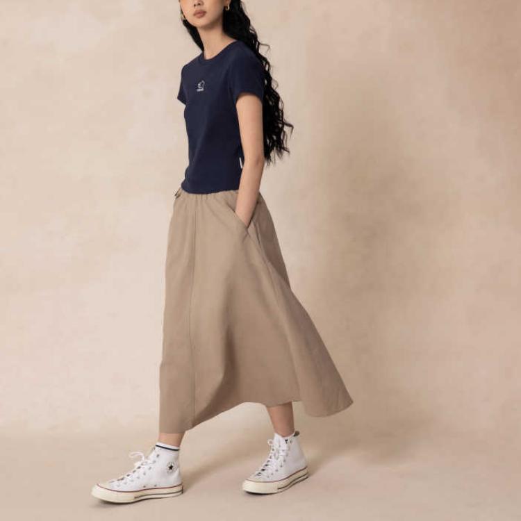 Новые футболки Converse женские темно-синие WCH893-695