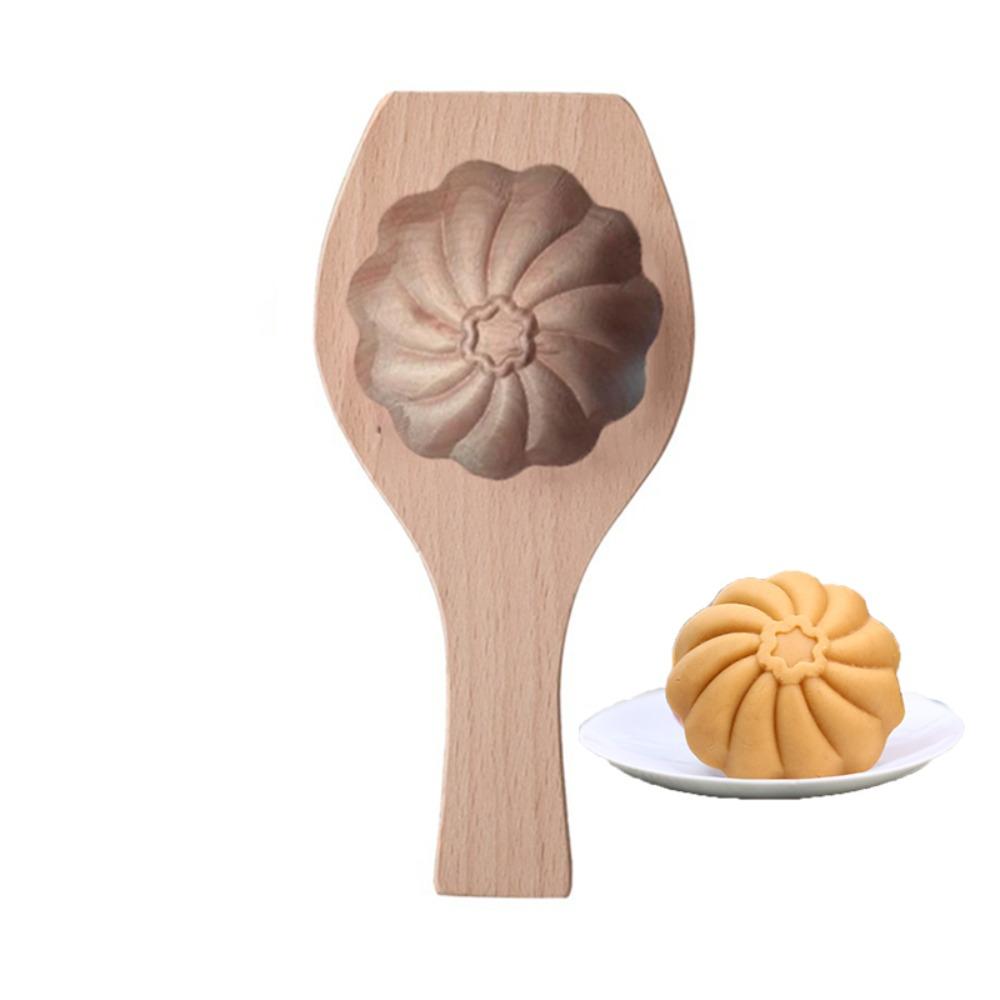 Star Pattern Wood Baozi Mold Deepened Steamed Bread Mold Creative Steamed Bun Mold Household
