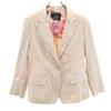 Made In Italy Tailored Jacket 44 Pale Orange Women Used