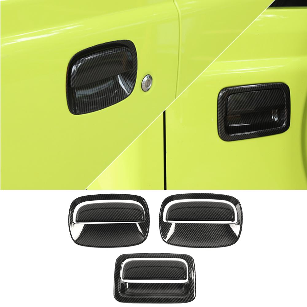 Car Side Door Rear Tail Door Handle Bowl Decoration Cover for Suzuki Jimny JB64 JB74 2022 2023 Exterior