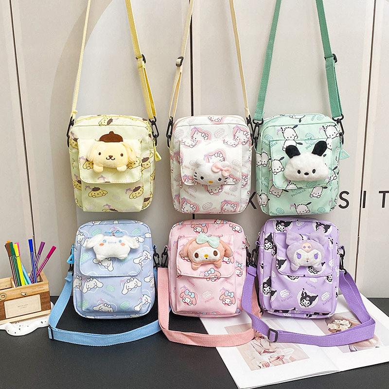 Adorable Cartoon Themed Kids Shoulder Bag For Girls In Stylish Colors For Daily Use