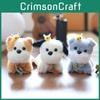 Keychain Plush Puppy Stuffed Toy Backpack Accessory Gift For Decor Nursery