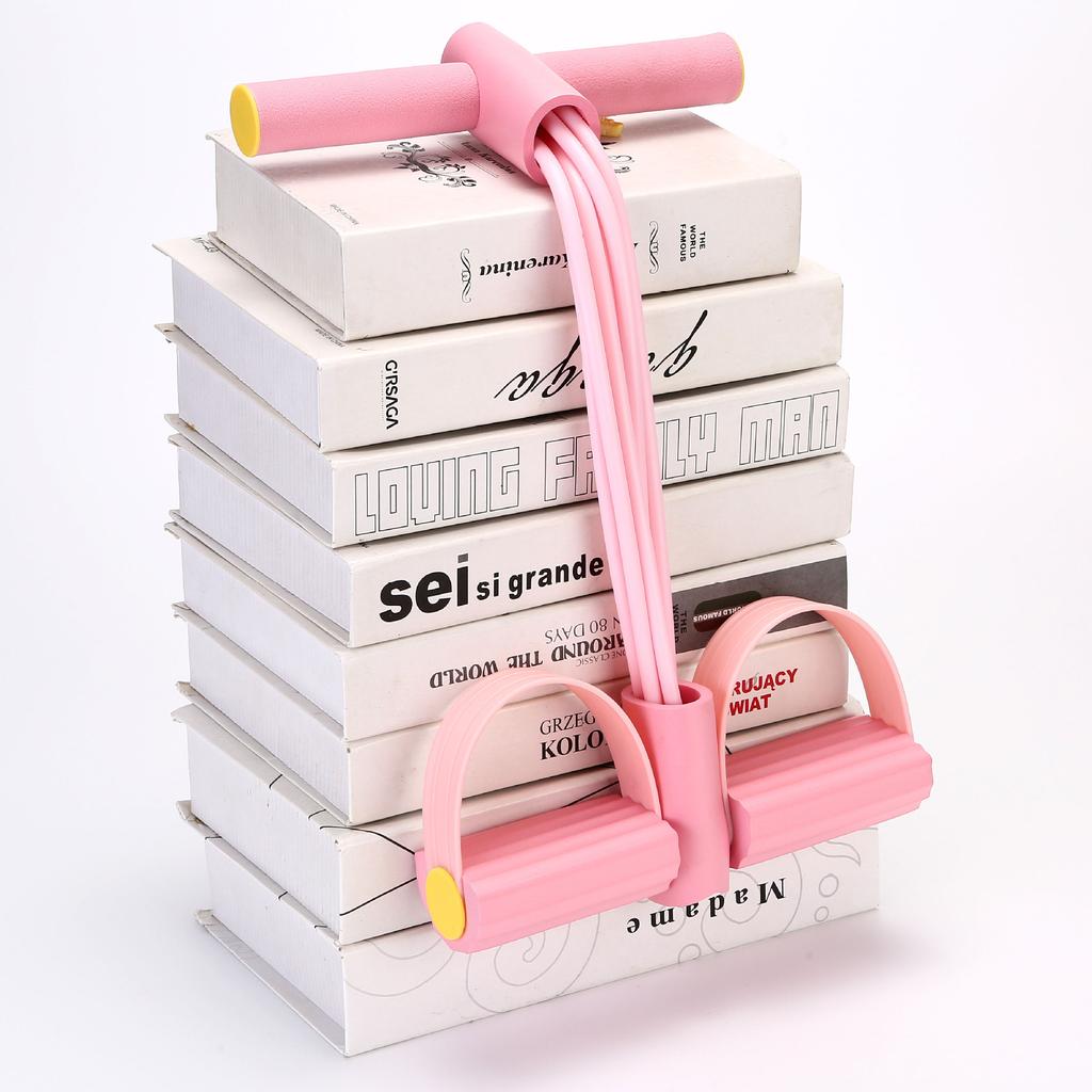 Oem Multi-function Home Fitness & Yoga Resistance Bands 6 Tubes Tension Rope & Pedal Elastics Tape