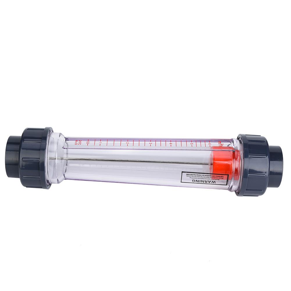 LZS 40 (D) ABS Plastic Tube Type Liquid Flowmeter Flow Measuring Instruments 0.6 6m H