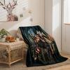 Cartoon Attack On Giant Series Double Sided Flannel 3D Digital Printing Blanket Cover