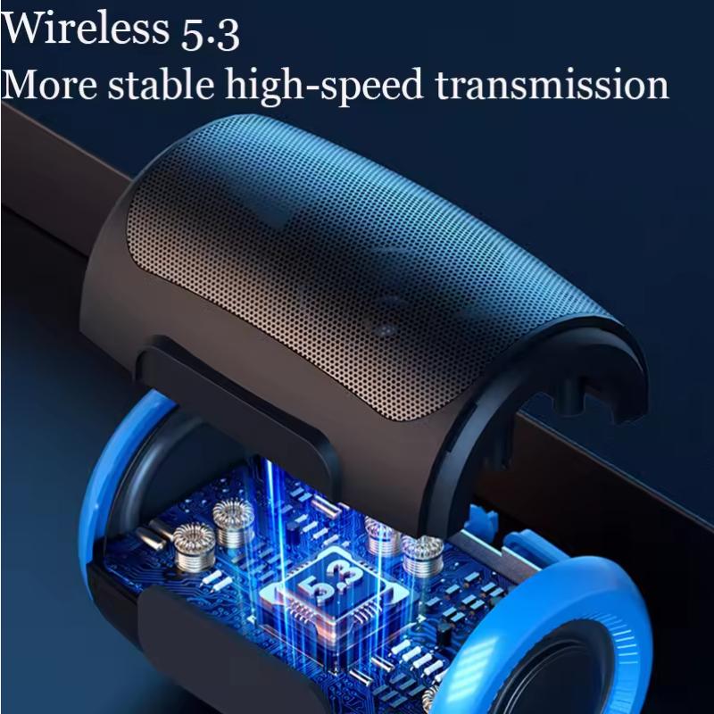 Портативная колонка Беспроводные Bluetooth-колонки с 5.3 Стерео режимами FM/SD/USB-накопитель/Aux Водонепроницаемая для улицы Hi-Fi звук TSN-1