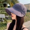 Женская летняя шляпа от солнца, складная шляпа с широкими полями, регулируемые кепки для пляжа, летние кепки для рыбалки с широкими полями
