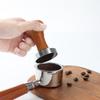 BaiJie 51mm Stainless Steel Coffee Tamper with Wood Handle
