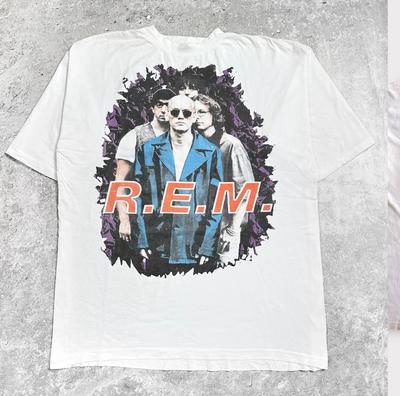 R.E.M. Band White 1995 Collection Unisex Shirt All Size R405
