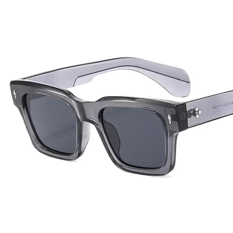 Квадратные Роскошные Солнцезащитные Очки Женские Мужские Дизайнерские Модные Солнцезащитные Очки Женские Мужские Повседневные Панк Зеркальные