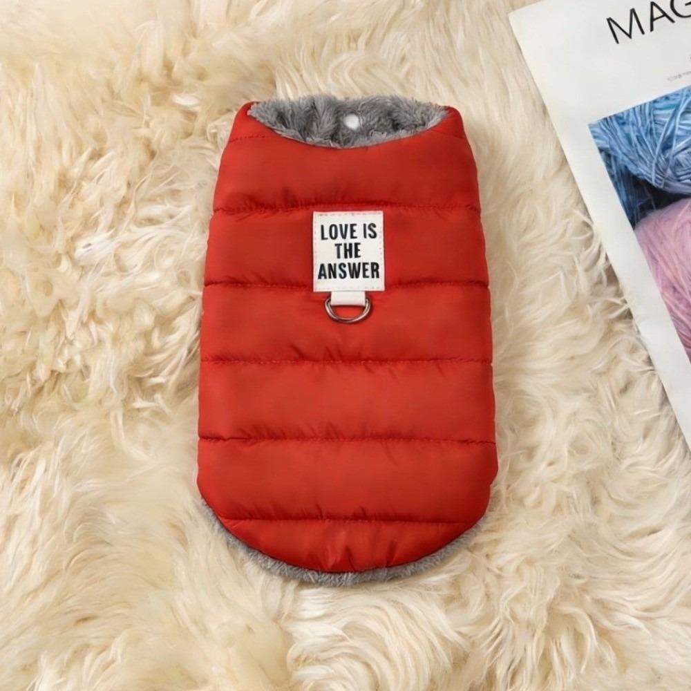 Winter Dog Hiking Jacket Fleece Dog Vest Coat Fashion Dog Warm Clothes for Small Medium Dog