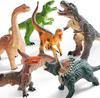 6 Pcs Jumbo Dinosaur Playthings Big Gentle Dinosaur Figures Realistic Jurassic World Playthings designed for Children Playthings Birth Date