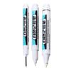 4 Pcs White Markers Paint Pens Oil-based Markers Long Tip Marker Permanent Markers for Rock Tire Glass Metal Painting