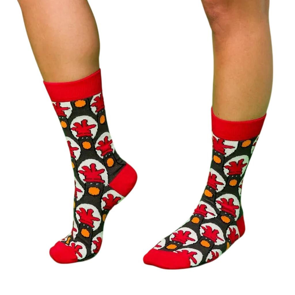 Wallace and Gromit Unisex Adult Feathers McGraw Crew Socks (Pack of 2)
