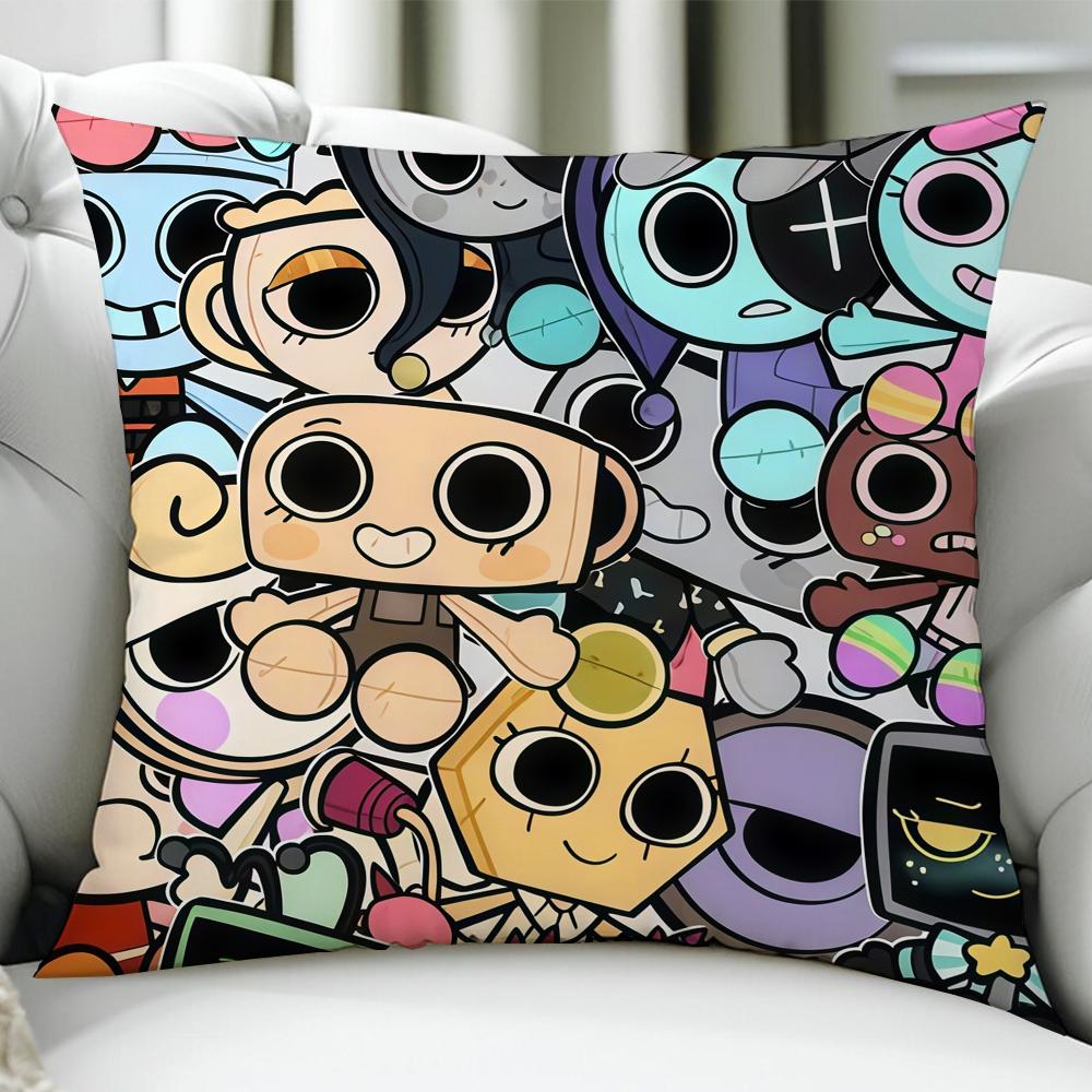 Game DDandys World cushion cover Birthday Anniversary Gifts Double Sided Printed Zipper Cushion Cover Soft Skin Bedding