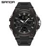 SANDA Fashion Trend Military Style Male Students and Teenagers Multi-functional Luminous Waterproof Electronic Watch