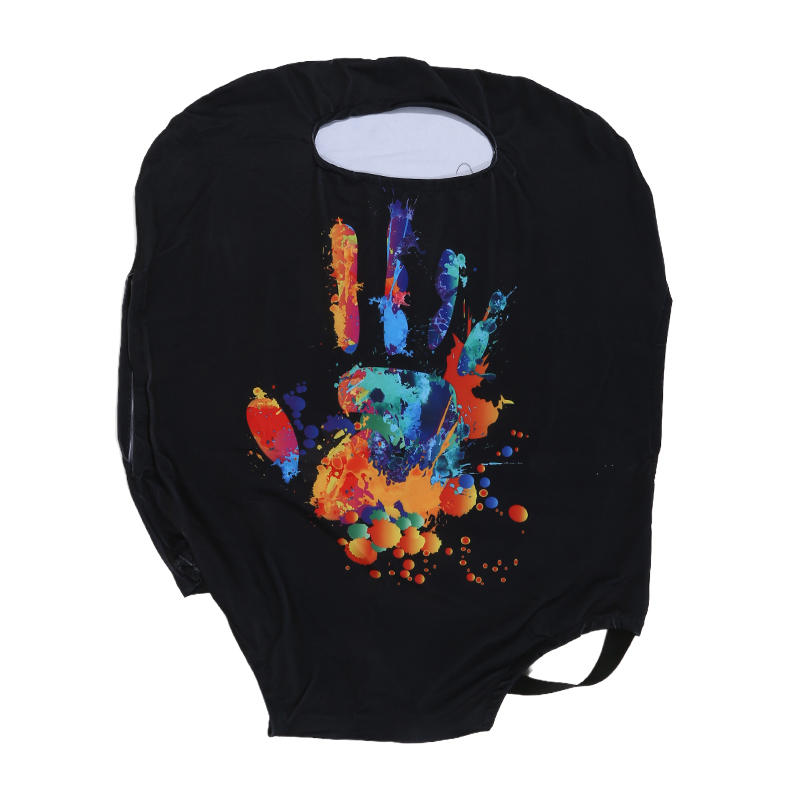 1 шт. эластичный защитный чехол для багажа, прочный чехол для багажа, идеально подходящий для мужчин и женщин, дорожные аксессуары, предметы первой необходимости для отдыха на открытом воздухе, чехол для багажа