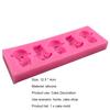 Cake Mold Reusable Baking Supplies Stylish Durable Printing Stencil Mould for Bakery