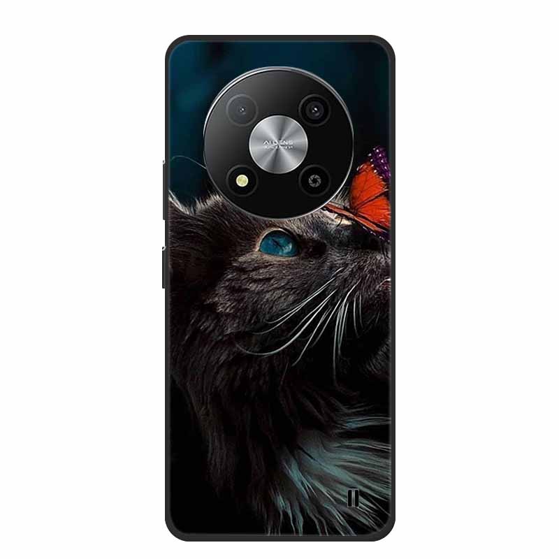 Phone Case For ZTE Blade A73 5G Back Cover Case Black Silicone Shockpoof Soft Funda For ZTE Blade A73 5G Case A 73 6.52" Coque