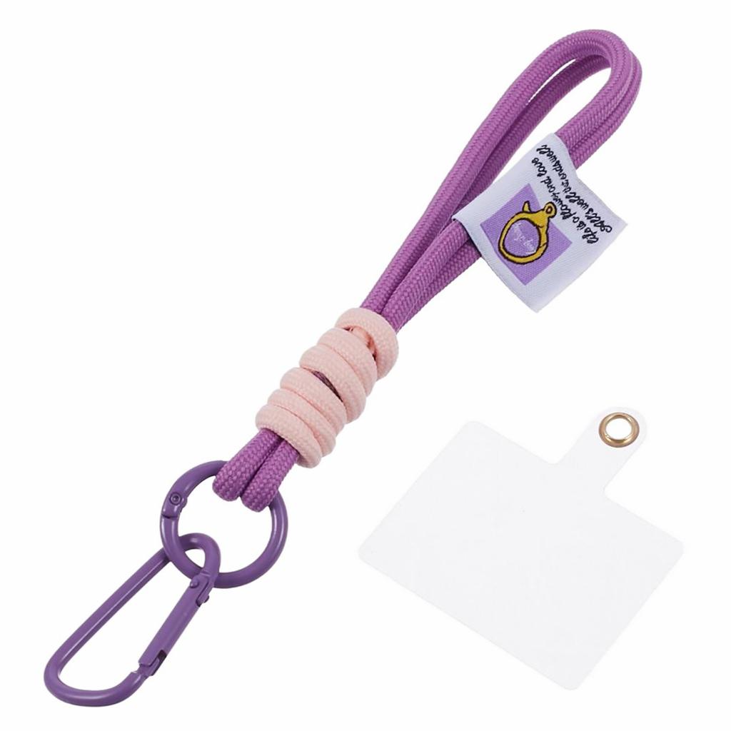 A2 Short Phone Lanyard Carabiner Keyring Camera Wrist Strap Rope with Tether Tab