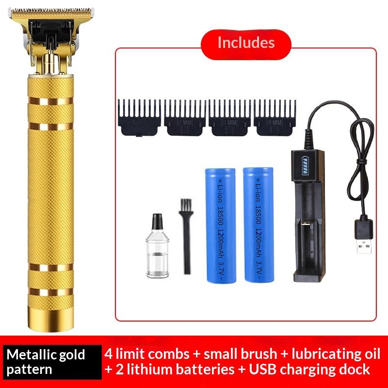 New multifunctional hair clipper electric clipper hair clipper hair clipper oil clipper shaving razor bald hair clipper rechargeable