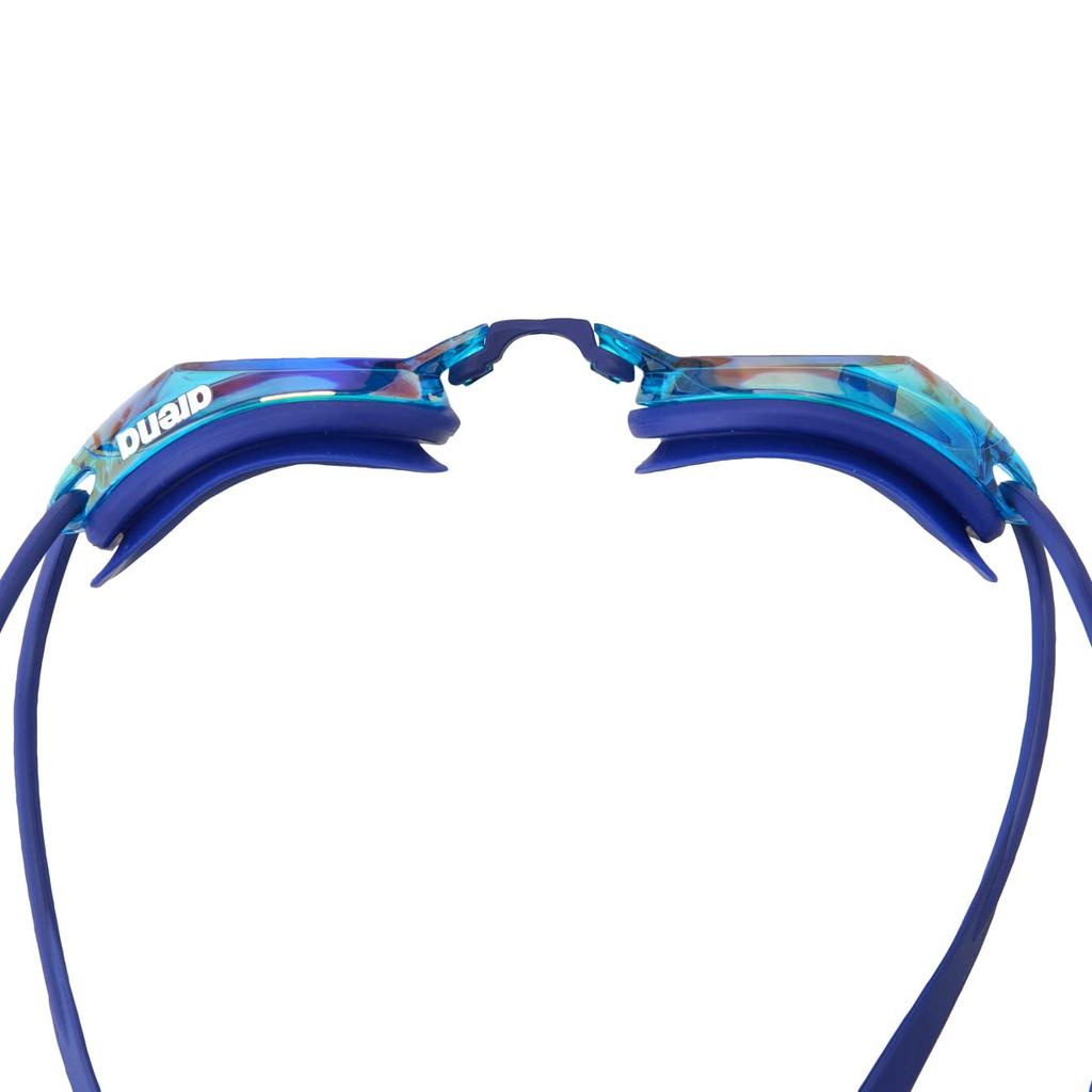 Очки для плавания Arena для унисекс Изумрудный x Зеркальный [Одобрено FINA] Гоночные, [Защита от брызг] Синий, Размер, Линза, Анти-запотевание (Функция Линона) АГЛ-510М