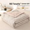 Washed Cotton Summer Quilt - Lightweight, Breathable, Machine Washable