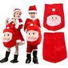 1PC Red Large Capacity with Drawstring Closure Christmas Gift Bag for Xmas Santa Claus Backpack Plush Present Sack Bags