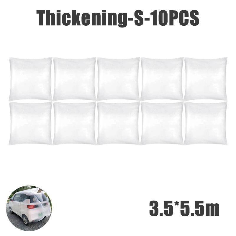 Одноразовый прозрачный автомобильный чехол для одежды, пылезащитный, непромокаемый, прозрачный, пылезащитный, пластиковый, полиэтиленовая пленка, непромокаемый автомобильный чехол