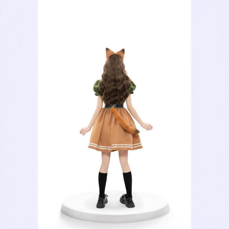 Halloween Zootopia Rabbit Police Officer Udy Judy Kids Adult Nick Fox Manga Costume Girl