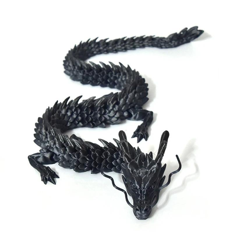 1/2Pcs 3D Printed Dragon With Egg Articulated Dragon Full Body Joints Can Move Rotatable Articulated Desktop Creative Kids Toys