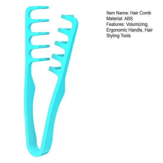 Расческа для придания текстуры и объема Широкозубая расческа для укладки волос Инструмент для придания объема у корней Женщины Мужчины