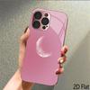 OonGlow 2DFlat Для iPhone17 18 16 15 14 13 12 11 Pro Max XS XR 8 7Plus Чехол для телефона Ударопрочный Защитная задняя крышка
