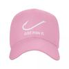 Classic Fishing Just Fish It Baseball Cap for Unisex WoUnisex Breathable FisherUnisex Dad Hat PerforUnisexce Snapback Caps Sun Hats