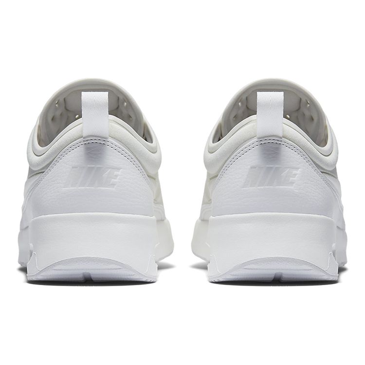 Nike Air Max Thea Ultra Premium Ткань Синтетическая кожа Удобные Универсальные Низкие Повседневные Кроссовки Женские кроссовки Кипенно-белые 848279-100