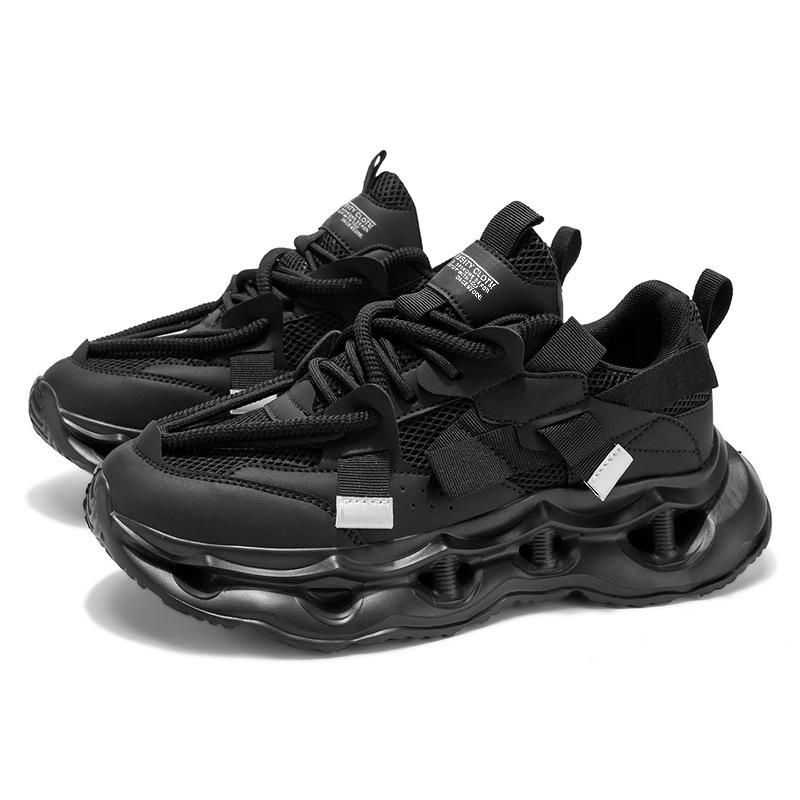 Мужская обувь 2025 новая осенняя дышащая повседневная универсальная спортивная трендовая обувь молодежная легкая трендовая платформа кроссовки для папы