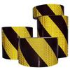 Black & Yellow Reflective Hazard Tape