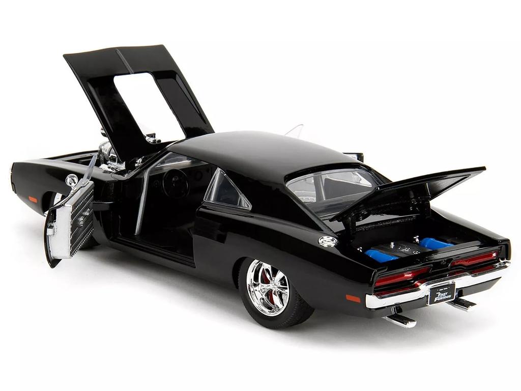 JADA TOYS Fast Furious Dodge Charger 1970 Black Charger Mini Car 35421 1/24 & F&F [Товар]